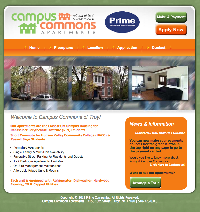 Campus Commons Website